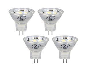 KIMISS Ampoule LED MR11 3W, 300lm, 12V Double Broche pour Spots et éclairage Paysager - Économe en énergie et Longue Durée (Blanc chaud)