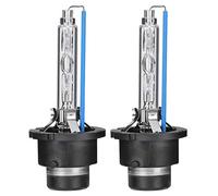 KIMISS Ampoules de Phare au Xénon, D2S 8000K 12V 35W IP68 | Source , Support en Fer, Protection étanche IP68, Ajustement des Phares de Voiture, Teinte Bleue 8000K, Durée de Vie 10000H