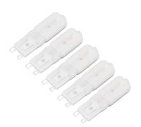 KIMISS Ampoules LED G9 à intensité Variable 2700K et 6500K pour l'éclairage Paysager - Paquet de 5 22 LED, économes en énergie, Longue Durée (Lumière chaude)