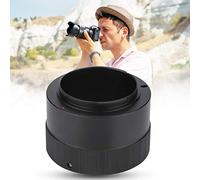 KIMISS Anneau Adaptateur d'Objectif à Mise au Point Manuelle en Métal, pour Objectif à Monture T2, adapté à l'appareil Photo sans Miroir à Monture NEX, Adaptateur d' Haute Résistance