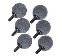 KIMISS Aquarium Bubble Stone, 3 Sac Diffuseur Sandstone Aeration Air Stone, 6 PCS Ball Pompe Accessoires 25 Mm pour Les Réservoirs de Poisson Forme des Aériens Minéraux