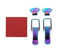 KIMISS Auto Pare-chocs Clip Moraillon, Violet Voiture Capot De Verrouillage Clip Rapide Loquet Pince Crochet Universel Auto Pièces