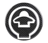 KIMISS Autocollant de bouchon de réservoir de carburant de voiture, bouchon de réservoir de carburant carbone protecteur de décoration autocollant de pâte pour YZF-R125 YZF-R15 MT-03 YZF-R25 YZF-R3