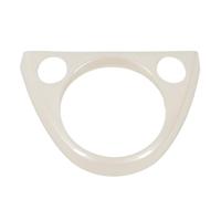 KIMISS Autocollant de Couverture de Cadre de Panneau de Levier de Vitesse, Garniture de Protection, Personnalisation de Luxe pour 500 2011 + (Perle Blanche)