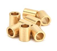 KIMISS Bagues en Bronze fritté Autolubrifiantes 8 Pièces Manchon en Laiton Autolubrifiant 8 Mm Alésage X 12 Mm OD X 15 Longueur Manchon de Roulement Spécial pour Curseur de en Laiton