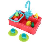 KIMISS Baignoire pour Oiseaux avec Robinet Automatique - Douche Multifonctionnelle pour Perroquets et Petits Oiseaux - Comprend des Jouets, Légère et Durable (Pink)