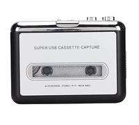 KIMISS Baladeur Portable Convertisseur Cassette en MP3 avec écouteur | Convertit des cassettes en MP3, compact, fonctionne avec des écouteurs standard, comprend un logiciel pour une conversion