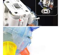 KIMISS Ball de Saut à LED pour Animaux de Compagnie - Jouet de Rebond Musical pour Chiens et Chats - Ball de Danse Interactif avec Lumières Améliorer Le Temps de Jeu et Le Lien pour Animaux de (A)