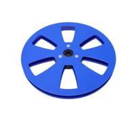 KIMISS Bande de Bobine Vide 7 Pouces, Conception à 6 Trous (BLUE) | Construction ABS de haute qualité, Compatible avec l\'enregistrement analogique, Idéal pour les ingénieurs du son,
