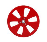 KIMISS Bande de Bobine Vide 7 Pouces, Conception à 6 Trous (rouge) | Construction ABS de haute qualité, Compatible avec l\'enregistrement analogique, Idéal pour les ingénieurs du son,