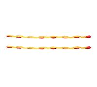 KIMISS Bande De Fixation Jeux Sangle Tissu Tissé Jaune 2 Pièces 3 5 8 Personnes Accessoires De Jeu En Plein Air (Version Normale 8 Personnes)