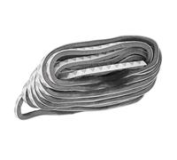 KIMISS Bande d'étanchéité Auto-adhésive pour Fenêtres et Portes - Insonorisée, Coupe-vent, Anti-poussière, Grise - Coupe-froid en Polypropylène Facile à Installer pour un Usage Domestique (9x9mm)