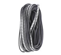 KIMISS Bande d'étanchéité Auto-adhésive pour Fenêtres et Portes - Insonorisée, Coupe-vent, Anti-poussière, Grise - Coupe-froid en Polypropylène Facile à Installer pour un Usage Domestique (9x5mm)