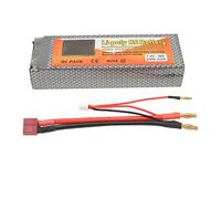 KIMISS Batterie Lipo 5200mAh 30c 7.4V 2s T Forme de Forme - Batterie Haute Performance pour Les Hélicoptères RC, Les Voitures, Les Modèles Quadcoptères