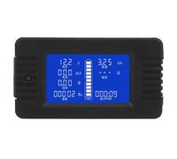 KIMISS Batterie PZEM-015, PZEM 015 Compteur Multifonctionnel Tension de Courant Écran LCD Testeur de capacité de Consommation d'énergie avec Shunt 200A 0 200V 300A (015 Anglais (avec shunt 200A))