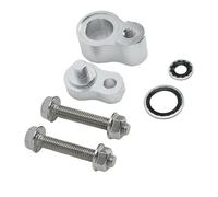 KIMISS Bloc de CA Arrière en Aluminium Terminateur du Kit HNBR Joint d'étanchéité, Kit D'élimination AC pour Environnement de Cabine Plus Frais