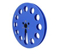 KIMISS Bobine de Réception Vide de 7 Pouces 1/4 Pouces pour Lecteur de Bande, Accessoire d'enregistrement en Plastique Durable à 12 Trous (BLUE)