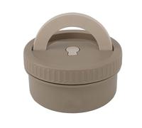 KIMISS Boîte à Déjeuner Isotherme pour Aliments Chauds, Récipient Portable en Acier Inoxydable 316 pour Enfants, Adultes, écoles, Bureaux, Pot Alimentaire Thermique de 470 Ml (Marron foncé)