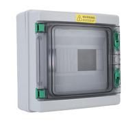KIMISS Boîte de Distribution étanche IP66 à Utiliser - Boîte de Jonction électrique ABS à 8 Circuits avec Couvercle Transparent