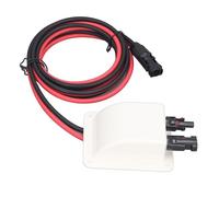 KIMISS Boîte de Presse-étoupe Solaire à Double Entrée de Câble, Boîtier d'énergie éolienne 2 M 10 AWG Extension RV Toit Bateau Yacht Camping Voyage avec Cordon Connecteurs IP67 et Coque ABS