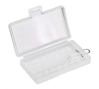 KIMISS Boîte de Rangement de Batterie AAA - 5pcs Portable PP PP Transparent Porte-boîtier pour 8 Batteries AAA - Conception Compacte et Pratique