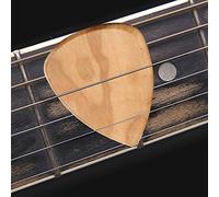 KIMISS Boîte de Rangement pour Plectres de Guitare, Organisateur de Support de Plectre en Bois pour Musiciens, étui en Bois Naturel pour de Guitare