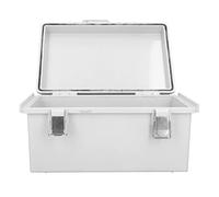 KIMISS Boîte électrique étanche, Jonction Extérieure IP67 ABS avec Couvercle à Charnière, Boîtiers électroniques, Boîtier électronique 190 X 290 X 140 Mm pour Environnements Difficiles