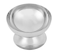 KIMISS Bol à Dessert en Acier Inoxydable - Gobelet à Collation Réutilisable de 200 Ml pour Crème Glacée, Salades et Puddings - Support à Dessert élégant en Métal pour un Usage Domestique (court)