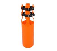 KIMISS Booster d'air et Extension de Buse d'amplificateur pour Souffleur de Feuilles de 2 à 4 Pouces, Rehausseur de Flux 'air Turbo pour Un Nettoyage Efficace de la Pelouse (Orange)