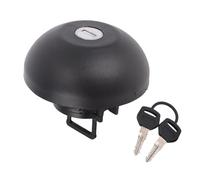 KIMISS Bouchon de Réservoir de Carburant 7701470950, Verrouillage avec 2 Clés de Remplacement pour Twingo Master, Plastique ABS Durable Noir