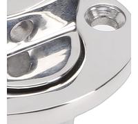 KIMISS Bouchon de Vidange Ovale Garboard, Bouchon de Vidange de Bateau en Acier Inoxydable 316 Marin pour Trou de 1 Pouce, avec Joint Torique étanche, pour Tableaux Arrière de Bateaux