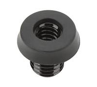 KIMISS Bouchon Inférieur de Billard, Alliage d'aluminium Durable et Protecteur en Plastique pour Bâton de Billard How, Pare-Chocs Arrière Léger pour Piscine