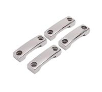 KIMISS Boucle de Pied de Pont pour Bateau, Crochet de Pont en Acier Inoxydable 316 pour Kayak, Point d'ancrage de Sangle Supérieure Multifonction avec 4 Boucles de de qualité