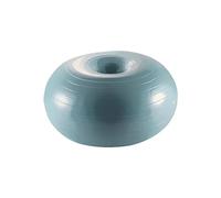 KIMISS Boule de Beignet d'exercice, Balles Antidéflagrantes épaissies, Entraînement de stabilité, Diamètre 50 Cm, Bleu avec Pompe Gonflable, équilibre Pilates (Grey)