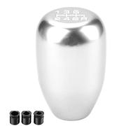 KIMISS Bouton de Changement de Vitesse Manuel de Voiture Levier Vitesse Boîte Tête de Changement de Vitesse universelle(6 vitesses)(Argent)