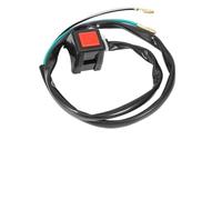 KIMISS Bouton de Commutation de Moto et Interrupteur d'arrêt du Moteur pour TTR125, Construction ABS Compatible et Durable, Installation Facile