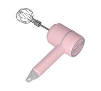 KIMISS Bouxeur à Main électrique avec Moteur Puissant et Conception Rechargeable USB - Batteur Portable à 3 Vitesses avec Fouet à œuf Amovible pour la Cuisson, la Cuisson et Plus (【41822】 Rose sans