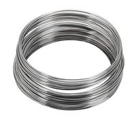 KIMISS Bracelet de Fil à Mémoire de Mémoire 100pcs - 55 Mm Boucles de Fil Durable pour les Projets de Fabrication de Bijoux de Bricolage