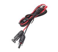 KIMISS Câble Adaptateur de Connecteur Solaire vers DC 8 Mm pour Panneaux Solaires, Rallonge 16 AWG avec 2 Cœurs DC 7,9 Mm, Fil isolé en PVC pour Solutions de Stockage d'énergie