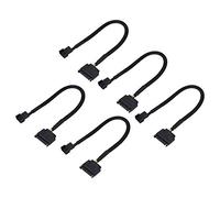 KIMISS Câble Adaptateur de Ventilateur de Refroidissement Sata Câble Adaptateur de Ventilateur de Refroidissement Sata 15 Broches à 4 Broches