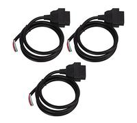 KIMISS Câble Adaptateur Femelle 16 Broches, Rallonge de Diagnostic de 100cm pour Projets Automobiles, Connecteur de Fil Nu de Couleur