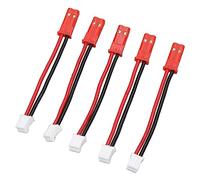 KIMISS Câble Adaptateur PH2.0 2P vers JST Mâle à Mâle Rallonge de Batterie RC pour Véhicule sur Chenilles SCX24 1/24 RC-Paquet de 5