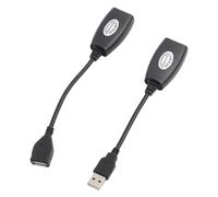 KIMISS Câble Adaptateur Réseau d'extension Ethernet USB 2.0 vers RJ45, Prise en LAN Filaire pour OS X, Idéal pour Les Appareils Photo, Imprimantes, Webcams et Autres