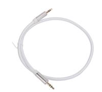 KIMISS Câble AUX 3,5 Mm pour Connexion Mâle à Mâle - Nylon et Cuivre Pur pour Autoradios, écouteurs, Tablettes (1,5 m)