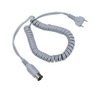 KIMISS Câble d'alimentation pour Perceuse à Ongles électrique, Accessoire de Manucure, Longueur 1,8 M, Disponible en 2 Couleurs, Alliage et Silicone (GREY)
