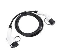 KIMISS Câble de Rallonge EV Type 2 vers J1772, Câble de Charge pour Véhicule électrique 32A 16FT avec Sac de Rangement, for Recharge à Domicile et en Voyage