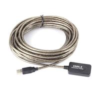 KIMISS Câble d'extension Rallonge Amplificateur 10M Usb 2.0 Type A Mâle à Femelle Rallonge Câble d'extension Cordon Noir Noir