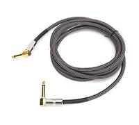 KIMISS Câble d'instrument de Guitare 6,35 Mm Cordon d'instrument - / 9,8 Pieds à Angle de Guitare à Angle Droit de pour électrique, Mélangeur, Professionnel (JD6215)