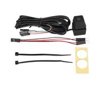 KIMISS Câble d'Interrupteur d'alimentation pour Ordinateur de Bureau + Interrupteur 'Alimentation PC, Interrupteur Bleu, clé Mécanique Rétroéclairée, Bouton 'Alimentation PC Plug and Play pour