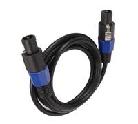 KIMISS Câble Haut-parleur Robuste vers Haut-parleur Mâle pour une Utilisation Professionnelle sur Scène et Amplificateur, Plug and Play avec Mécanisme de Verrouillage (10 pieds)